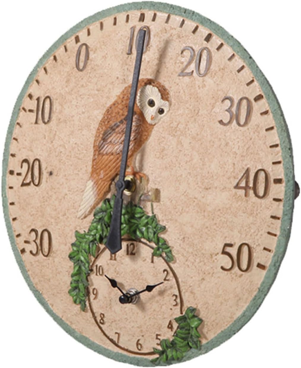 Weatherproofs Wall Clocks Hanging Digital Weather Thermometers for Garden Kitchen Outdoor Indoor Clock and Thermometers