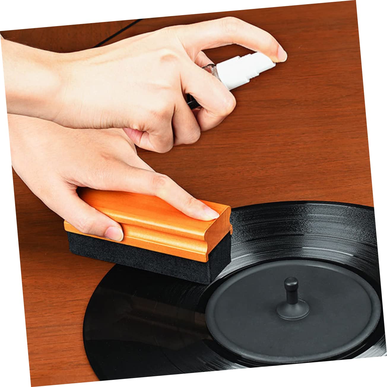 3 Spazzole Per in Vinile - Statiche Per La Pulizia Del Legno Dei in Vinile
