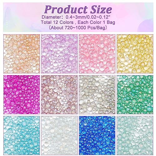 PH PandaHall 8640pcs Resin Bubble Beads - Image 2