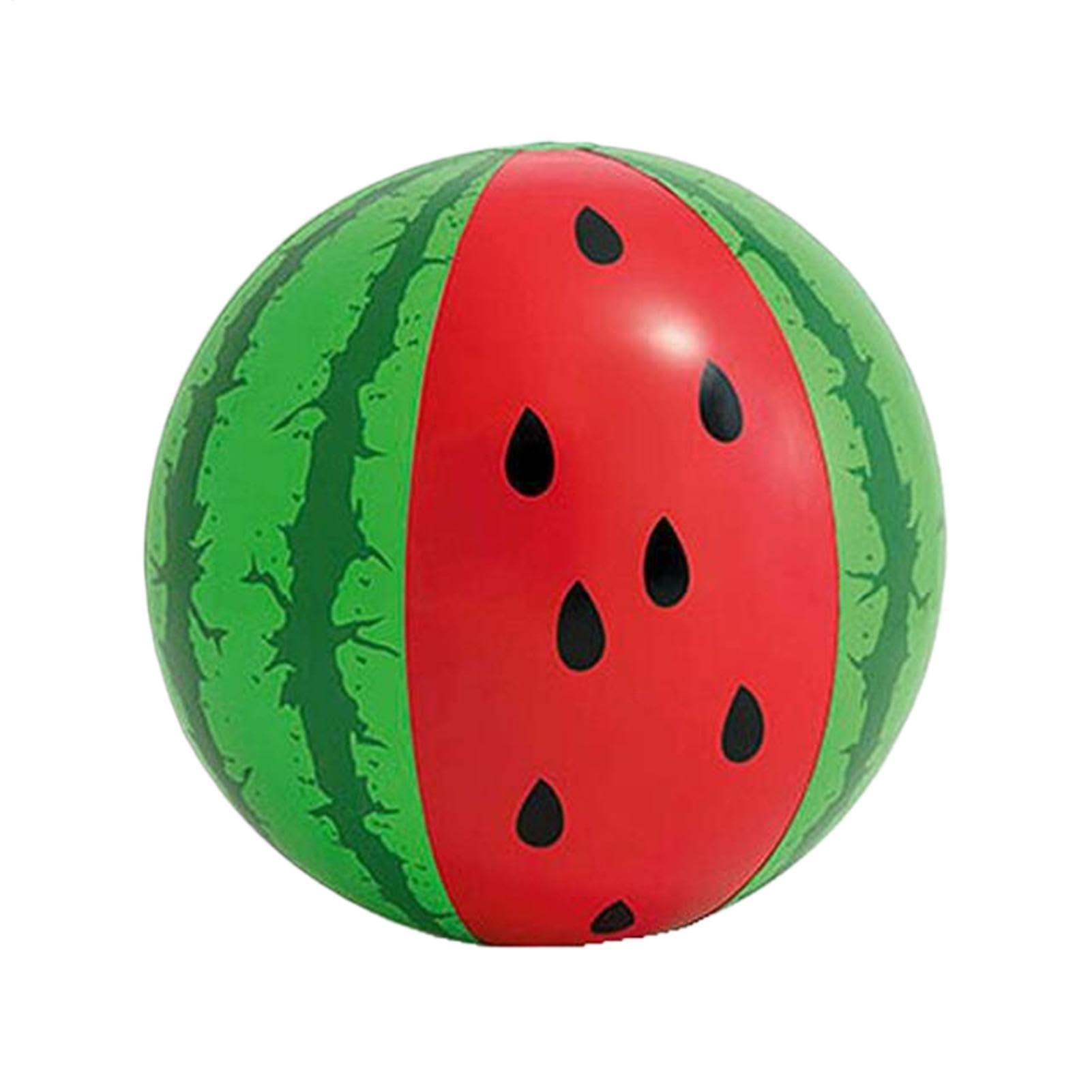 Arbuzowa zabawka do basenu | Letnie gry nadmuchiwana piłka plażowa na wakacje, imprezę na podwórku, nad jezioro, do ogrodu i tropikalnych imprez rodzinnych | 60 cm zabawna zabawka