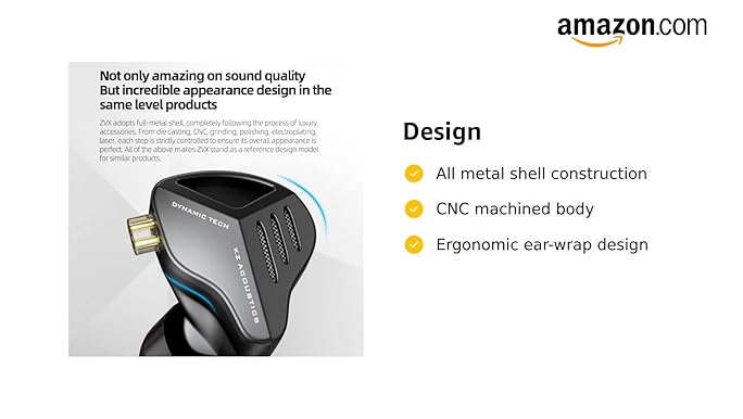 イヤホン M&B Amazon.com: KZ ZVX Dynamic Driver HiFi in Ear Headphones