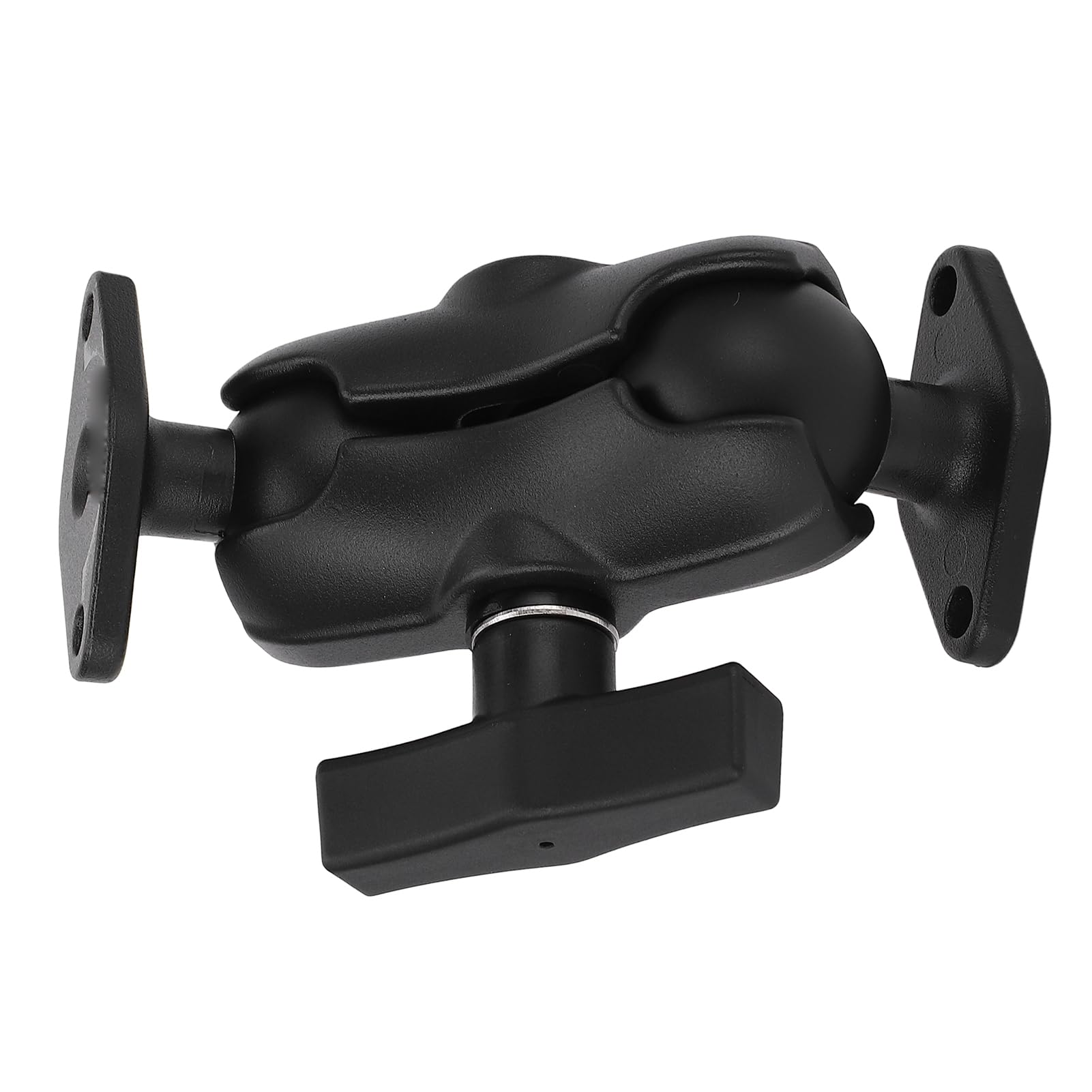 Double Ball Mount Heavy Duty Aluminum Alloy Double Socket Arm Ball Mount Sturdy Adjustable Multi Angle Mounting Solution for Vehicle Boat Farm Machine 1.5 Inch C Size Ball Adapter