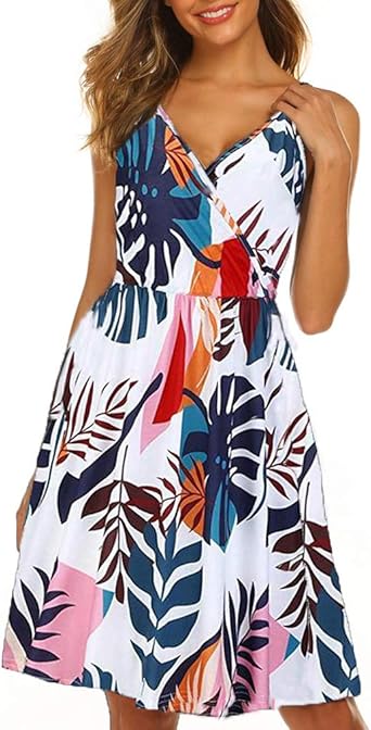 spaghetti strap swing dress