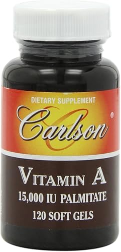 Carlson Labs Vitamina A Palmitato, 15000 UI, 120 cápsulas blandas