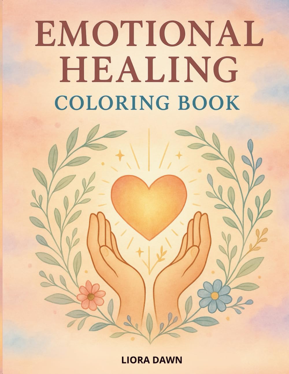 Emotional Healing Coloring Book: Gentle Pages to Calm Anxiety, Soothe Your Heart & Reconnect with Yourself