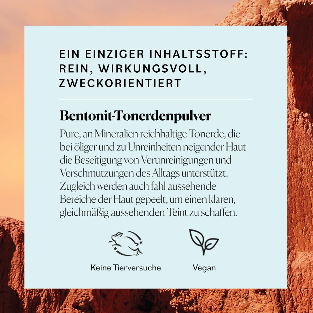 Sky Organics - Indische Heilerde, 454 g - entgiftendes Bentonit-Tonpulver - Peeling-Gesichtsmaske - Porenreiniger - Mischhaut und fettige Haut - natürlich, vegan - Hautpflege und Selbstpflege