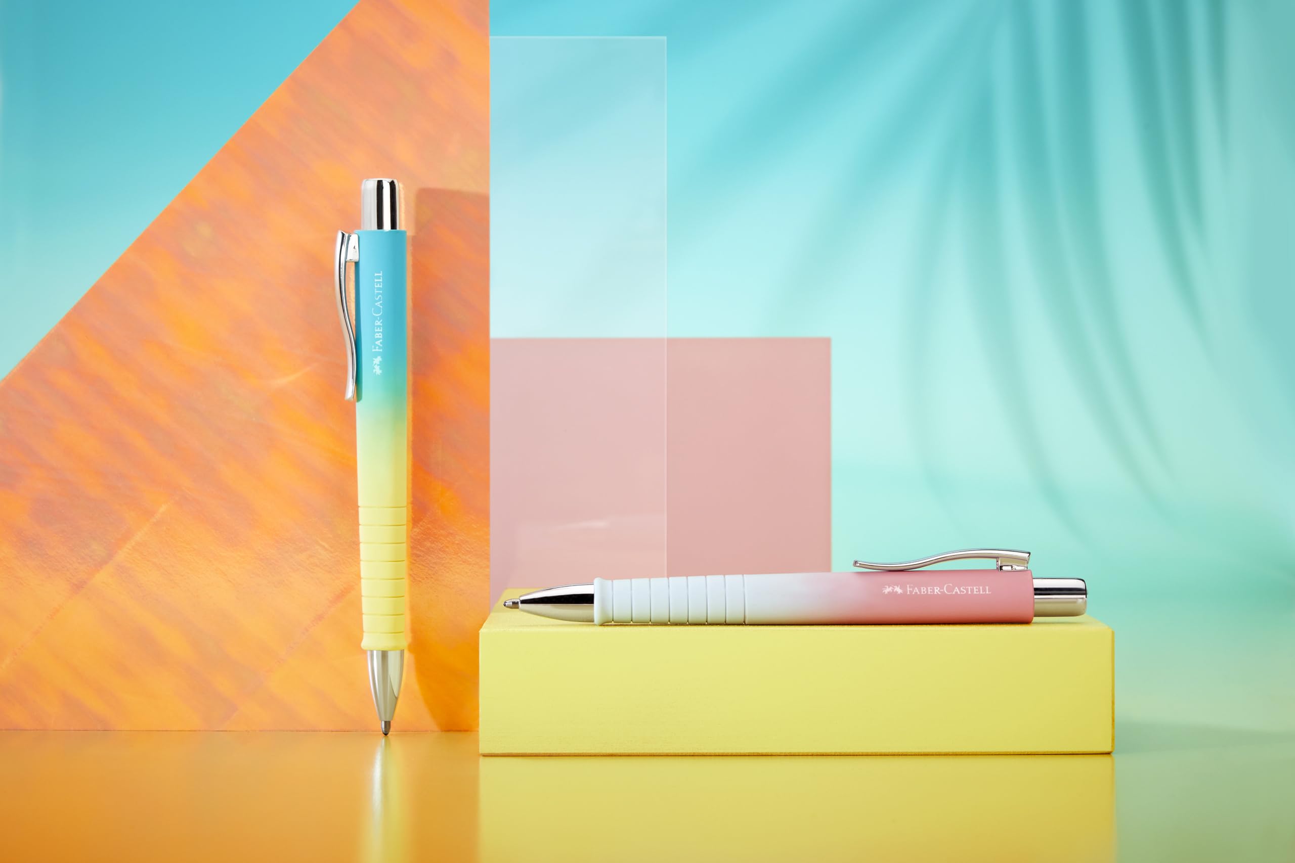 FABER-CASTELL 241109 Poly Ball Urban Sunrise Ballpoint Pen with Replaceable XB Refill Indelible Pack of 1 — view 2