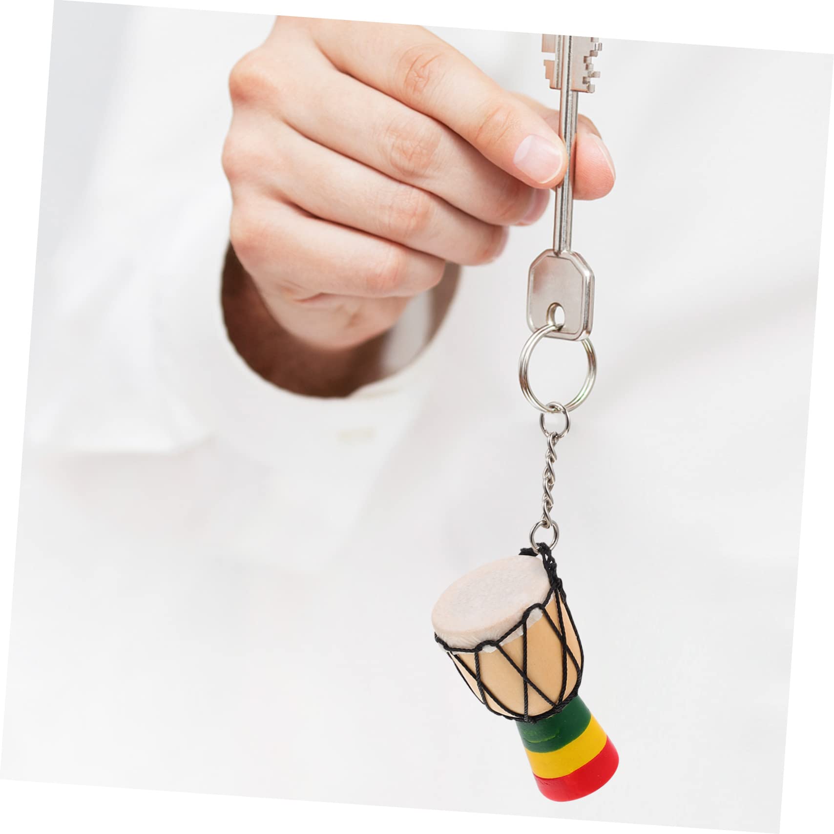 Schlüsselanhänger, 12 Stück Anhänger, Taschenanhänger, Schlüsselanhänger, Requisiten for Aufhängen, afrikanische Trommel, Handtasche
