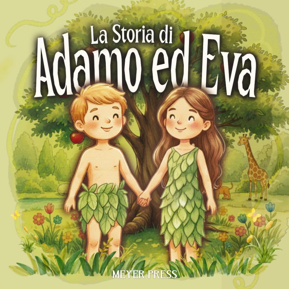 La Storia di Adamo ed Eva: Storie della Bibbia per Bambini 3-6 anni – Piccoli libri con grandi storie da leggere.