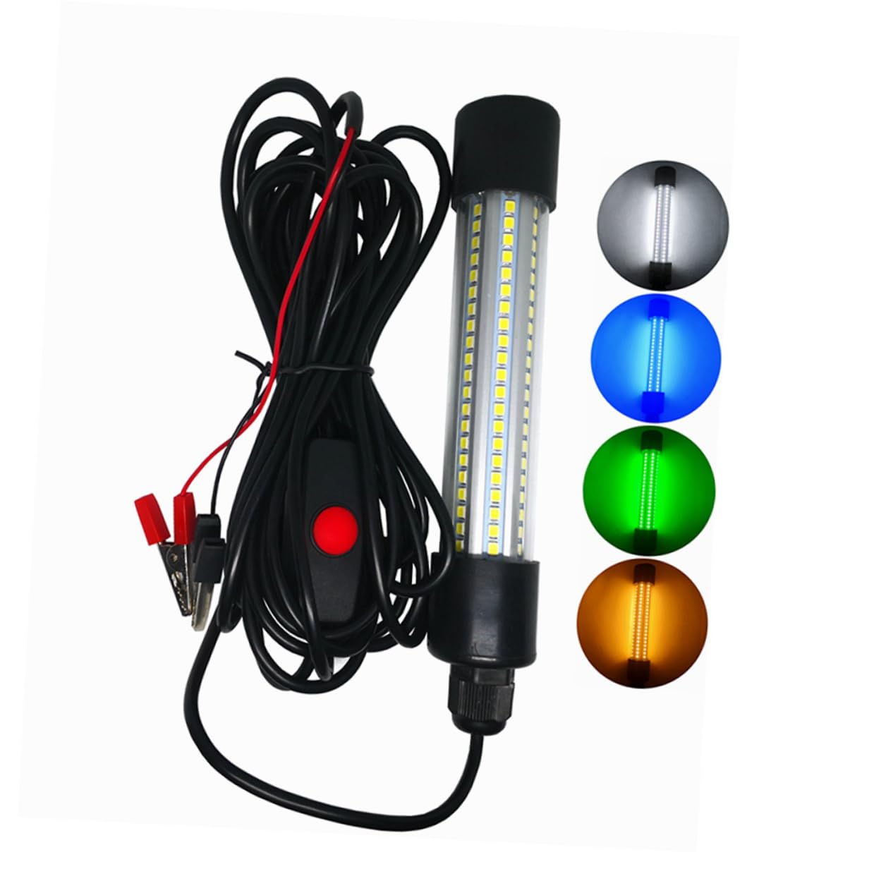 Angoily Submersible Fishing Light Glow Underwater Fish Attracting Lamp Night Fishing