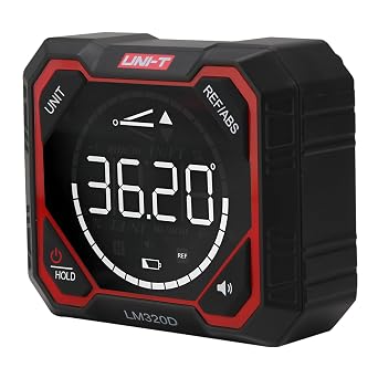 UNI-T UNI-Trend LM320D LM320E LM320F Laser Inclinometer Digital Angel Meter with Absolute Relative Angle Measurement Magnetic InclinometerLM320D