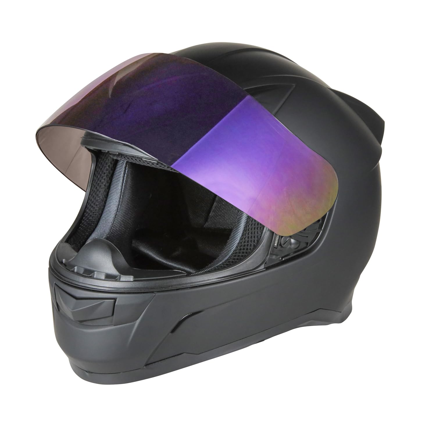 Amazon | ヘルメットシールド ミラー フルフェイス バイク オートバイ 