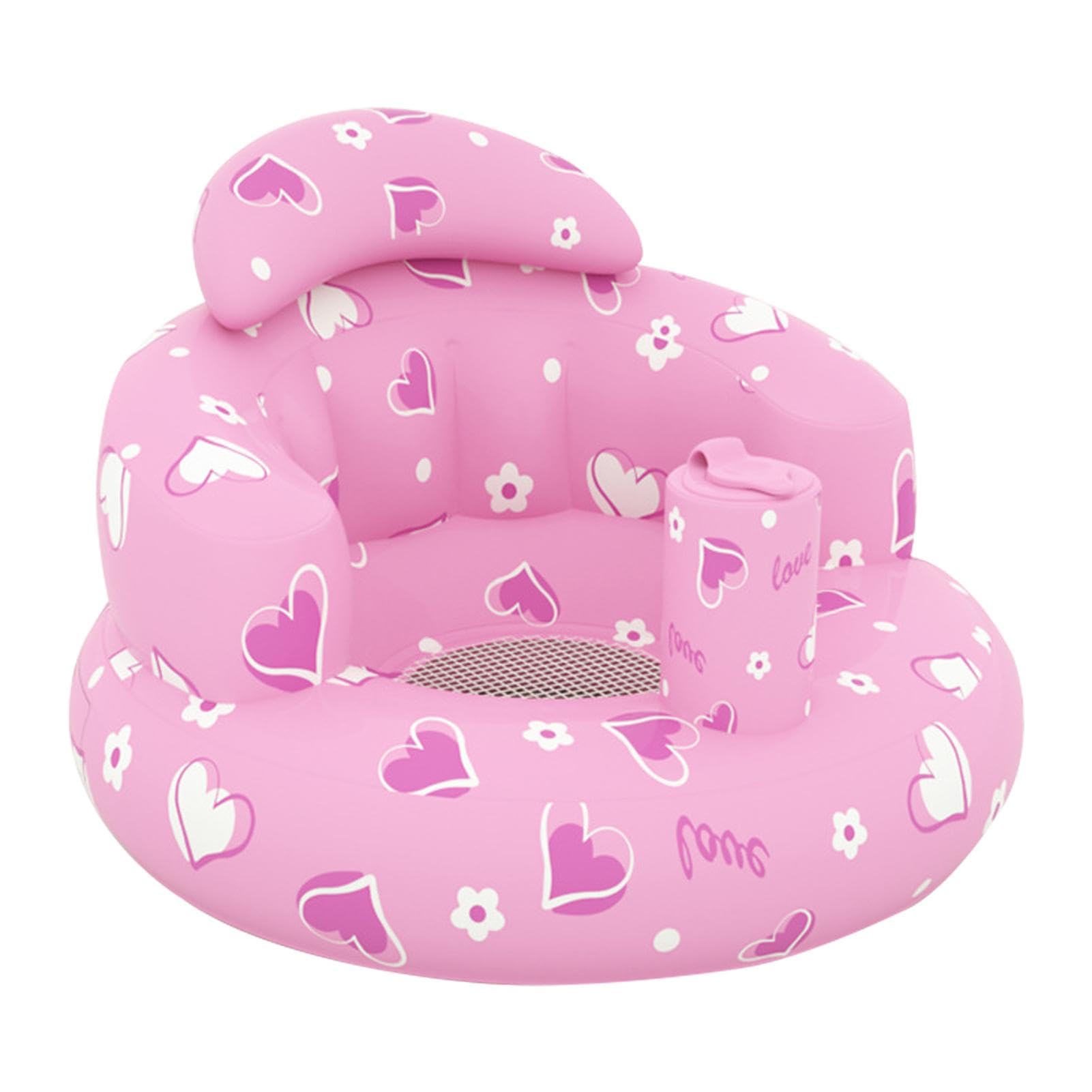 Inflatable Seat - Summer Chair, Chair with Backrest | Portable Inflatable Chair, Shower Chair, Outdoor Seat, Pair Seat