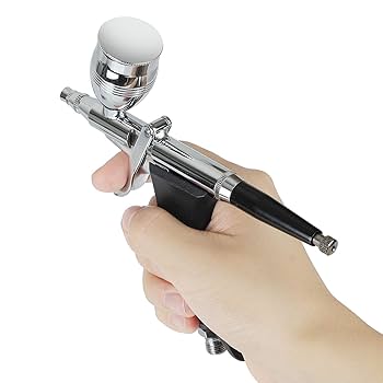 エアブラシ システム Amazon | Mdai エアブラシ ダブルアクション 重力式 トリガー式