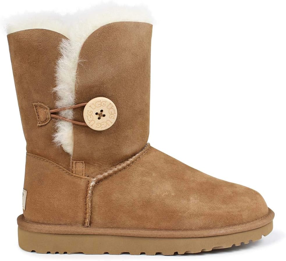 Amazon | [アグ] ムートンブーツ ベイリーボタン 2 WOMENS