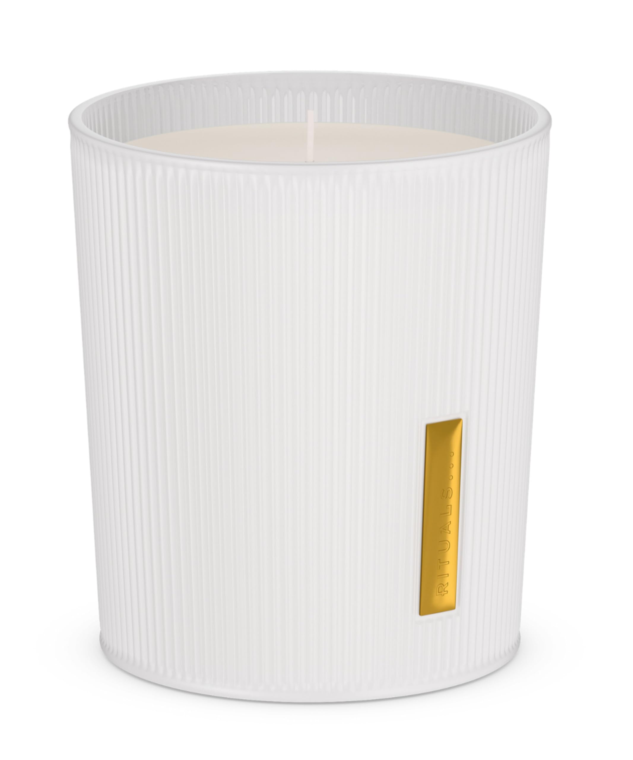RITUALS Scented Candle from The Ritual of Karma – with Lotus Flower and White Tea – Up to 50 Hours of Burn Time – 290g