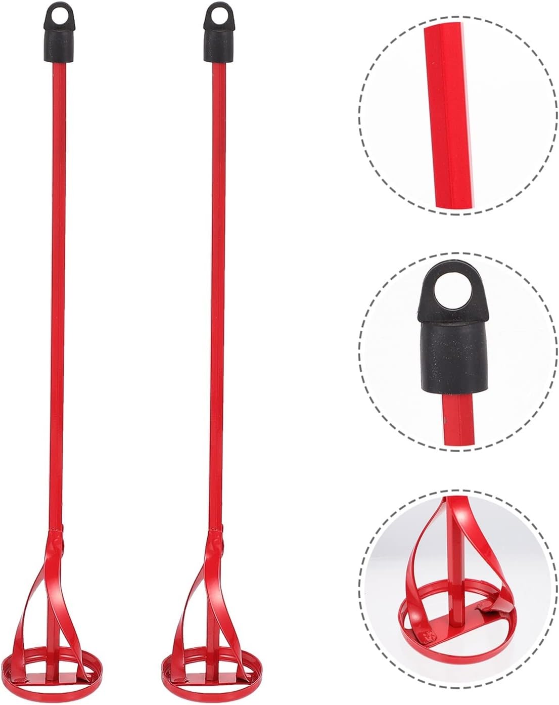 Mud and Paint Mixer -2pcs Paint Mixing Rod Durable Cement Stirring Stick Mixer Accessory