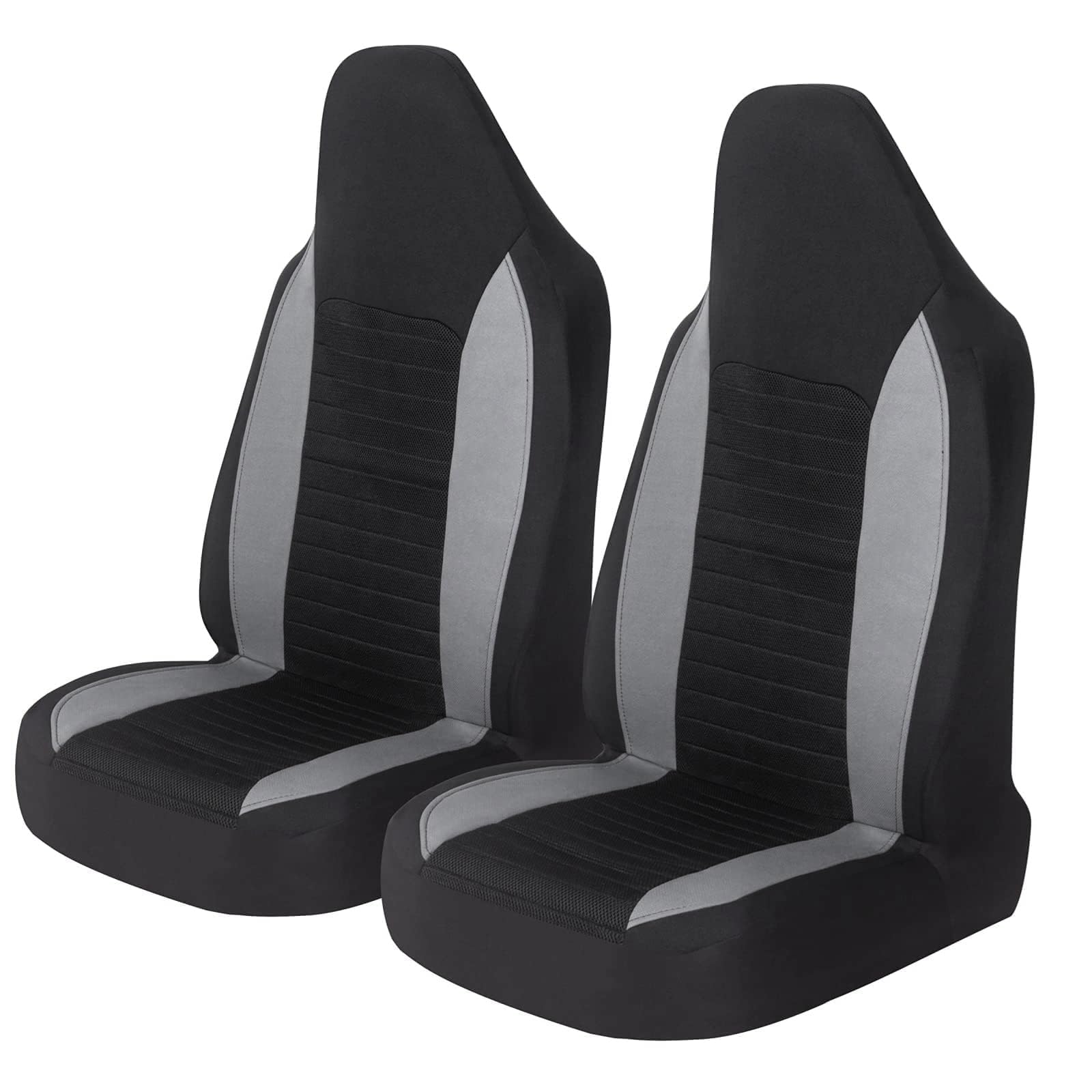 Lot de 2 Housses de siège Avant de Voiture, pour Fiat Ducato 2012-2014, Universelle Housse de Sieges Auto, Accessoire Voiture,A-Grey