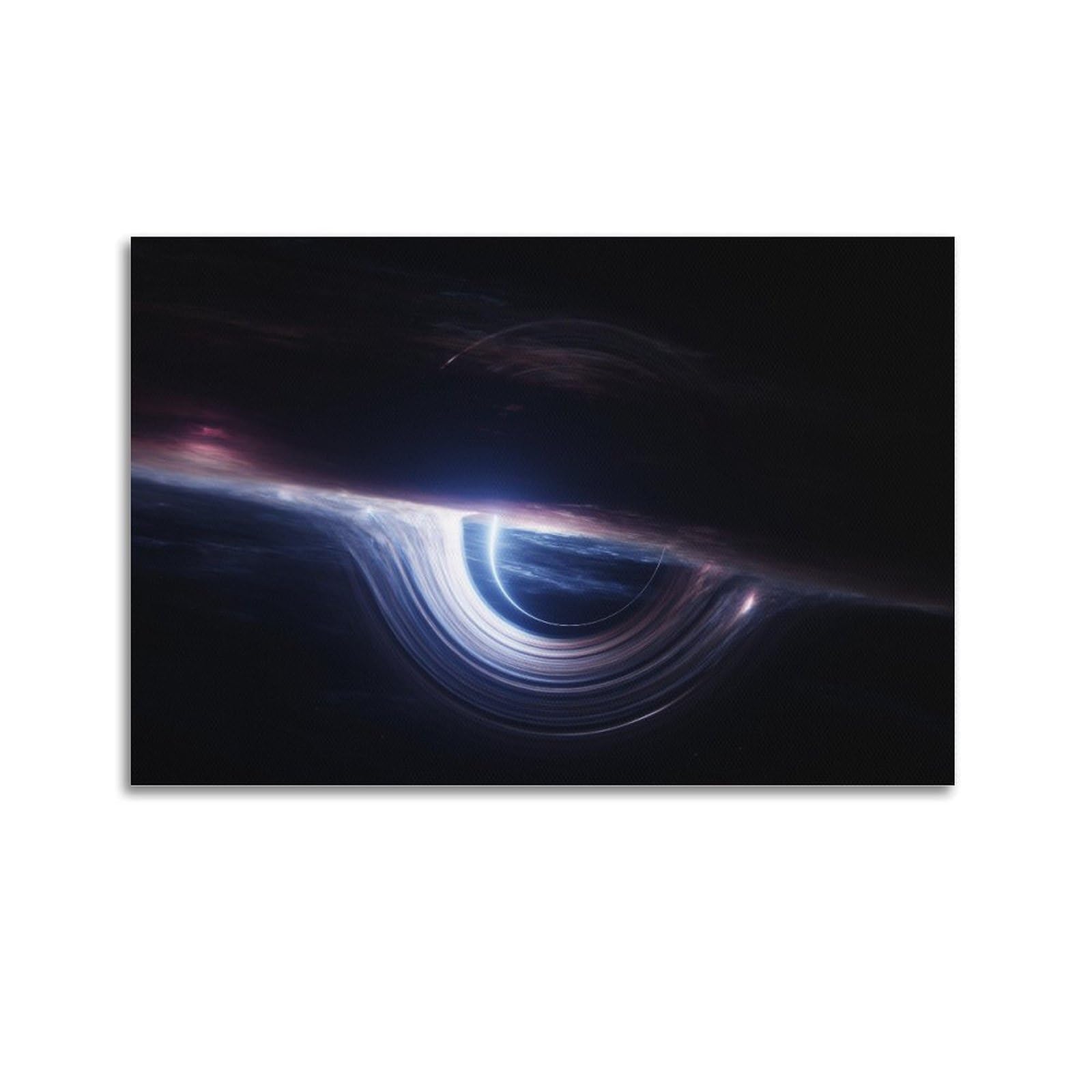 OKAHYS Black Hole Wormhole Deep Space Poster Decorative Painting Canvas Wall Artworks Picture 16x24inch(40x60cm)
