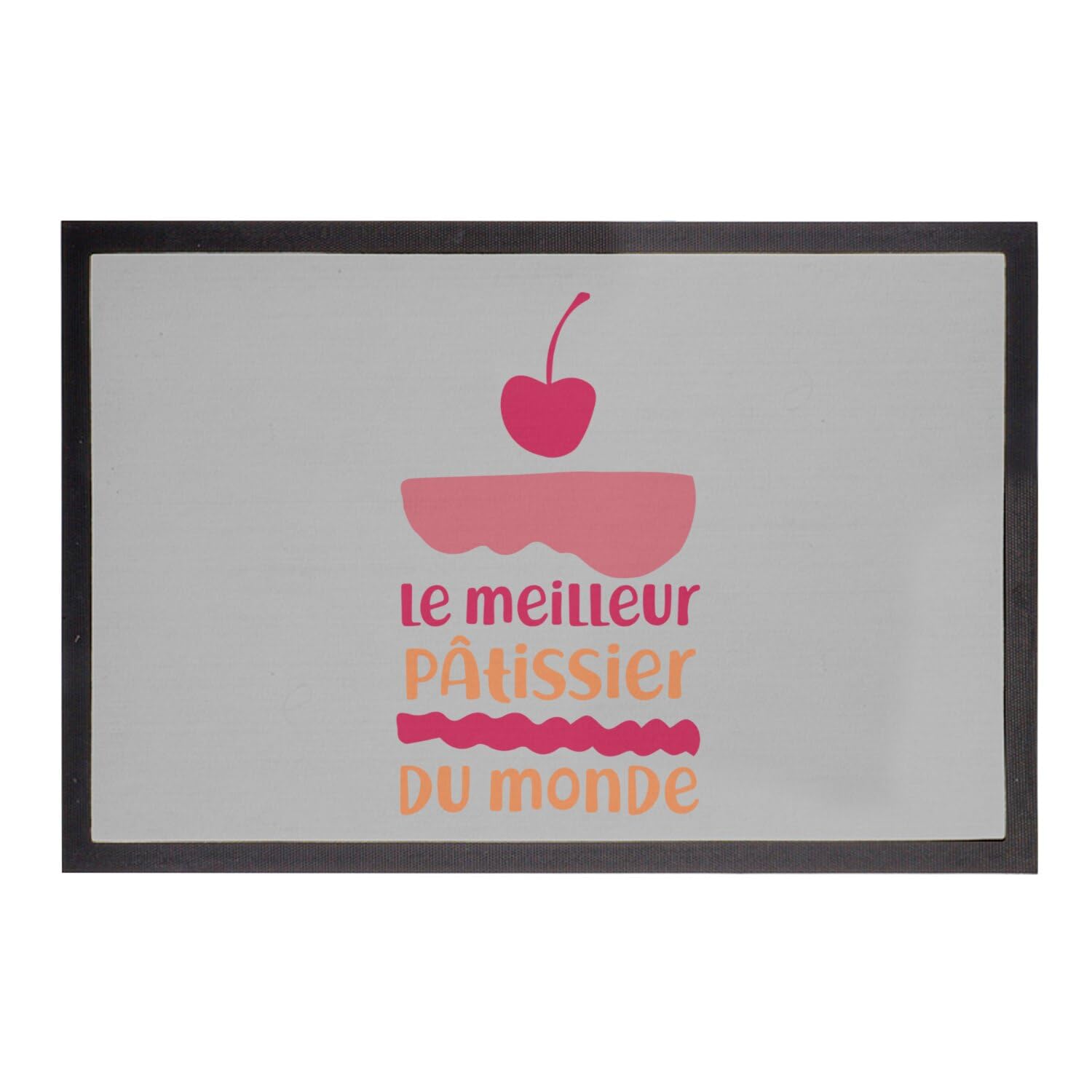 Paillasson Gris Anti Saleté Patisserie Boulangerie Sol Propre 60x40