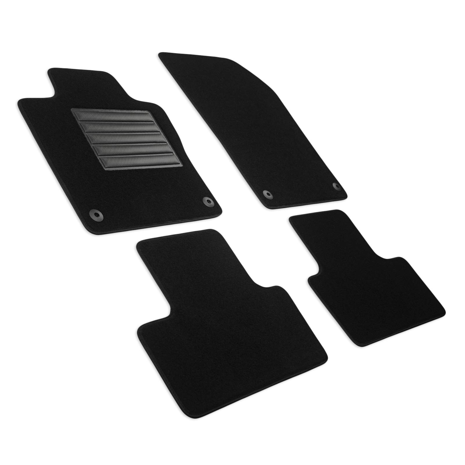 MDM SP-7531 Floor Mats Velour Car Mat Suitable for Volvo XC60 II (also T8 Plug-in Hybrid) 07.2017