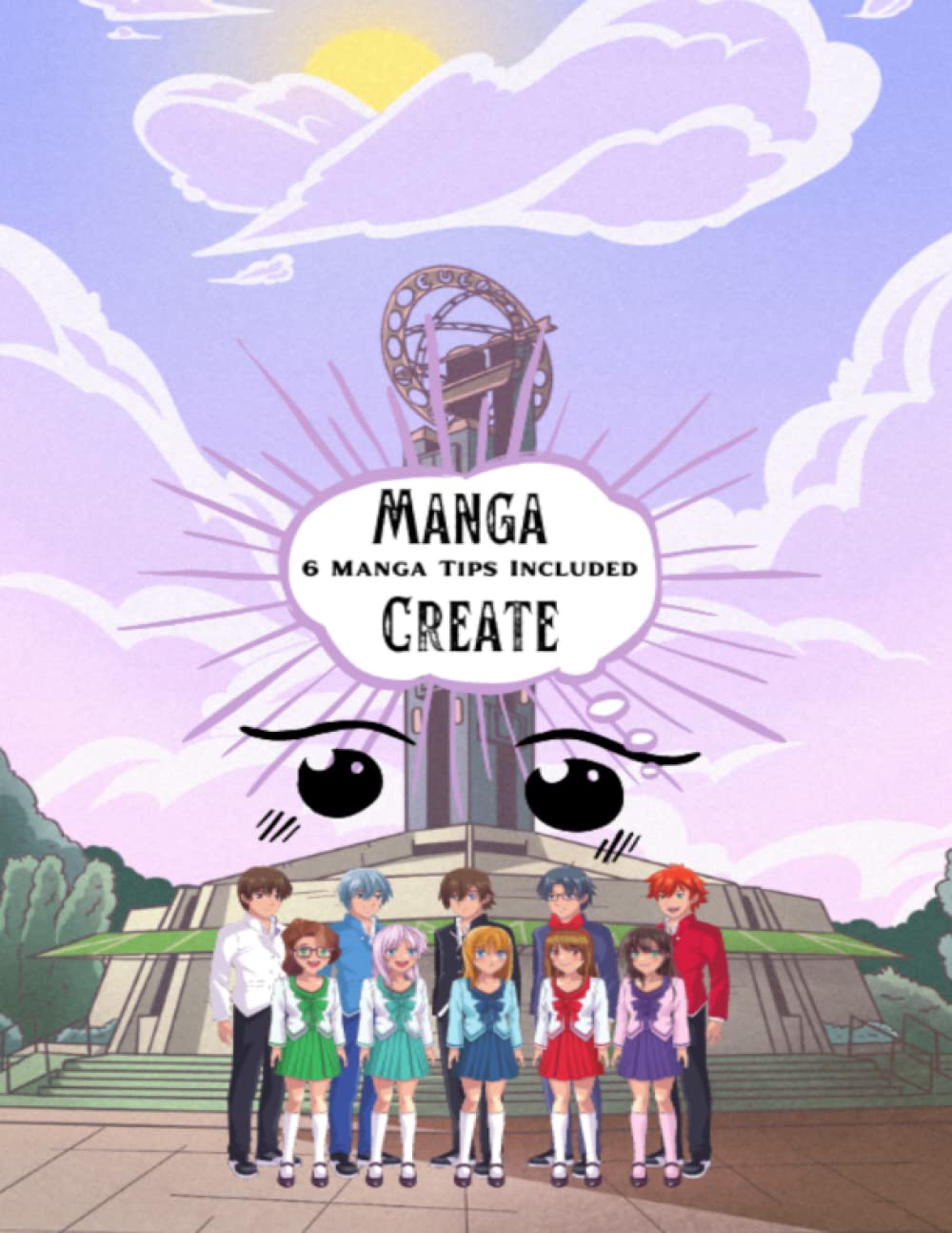 Independently published MANGA CREATE: Create Your Own Manga blank manga book for anyone draw your own manga 120 pages features manga girls perfect gift for manga lovers