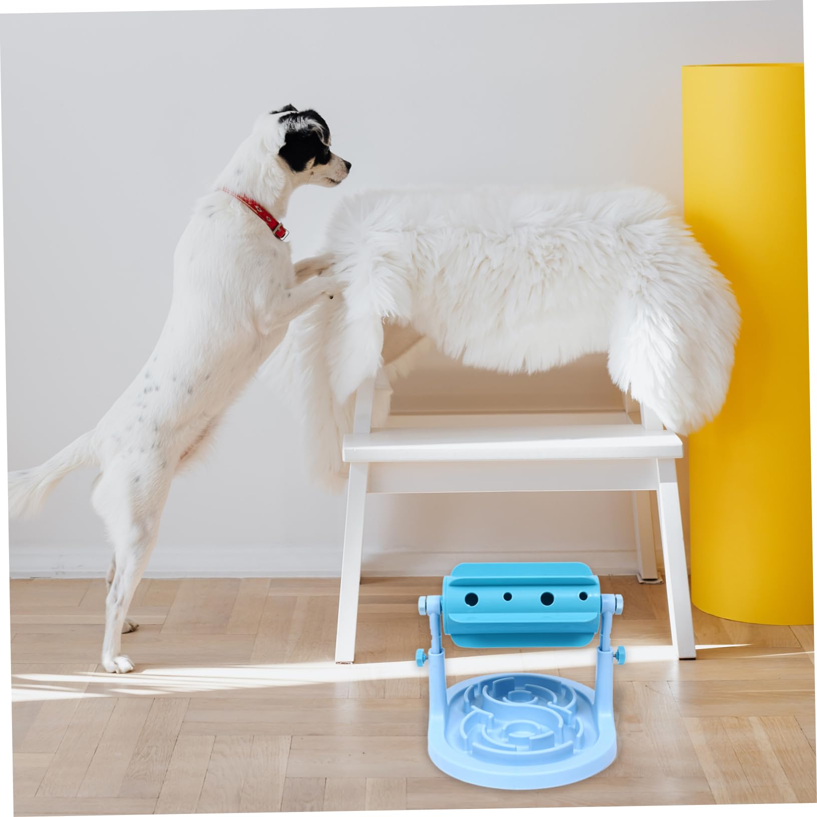 FRCOLOR 1stück Titel Rollenspiel-futterspender Für Haustiere Verstellbarer Slow Feeder Aus Umweltfreundlichem Für Hunde Und Katzen Fördert Langsames Essen Und Sicheres Füttern