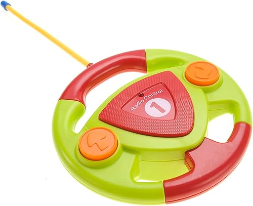 Miniatura 4 de PowerTRC Camión de control remoto de radio de dibujos animados  Coche de construcción RC lindo con música y luz para niños pequeños (azul)