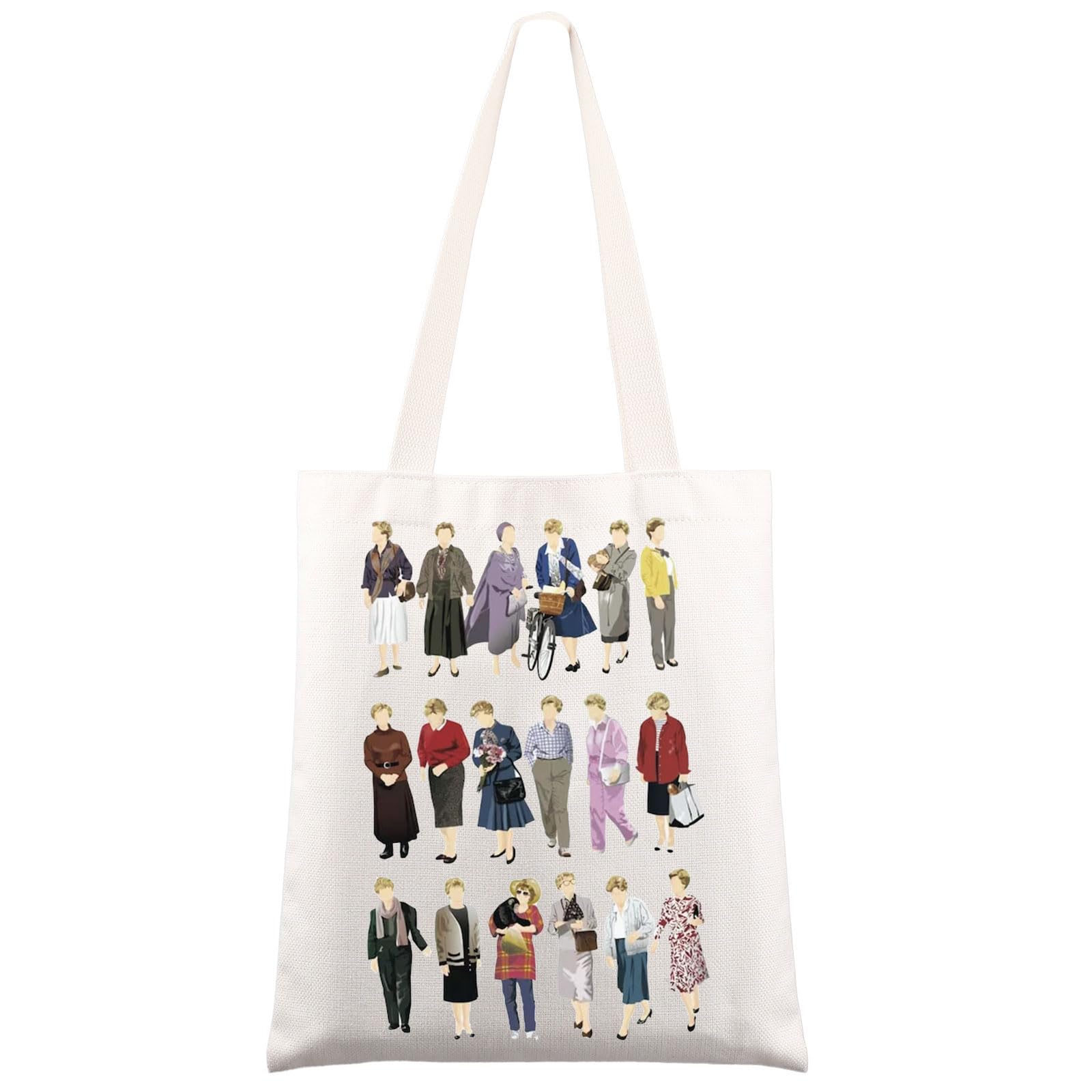 MYSOMY Murder TV Show Inspired Tote Bag Jessica Fletcher Fans Gifts Jessica Fletcer Tote Bag True Crime Lover Gift