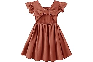 Charming Toddler Girl's Linen Fall Dress: A Symphony of Style and Comfort