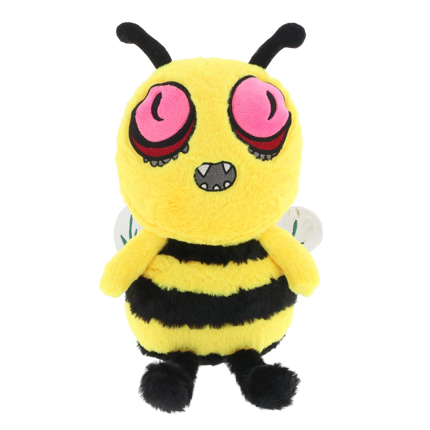 Gus Fink Zib Collectible Gothic Art Bee Plush Toy, Yellow and Black Soft Plushie Pal Character