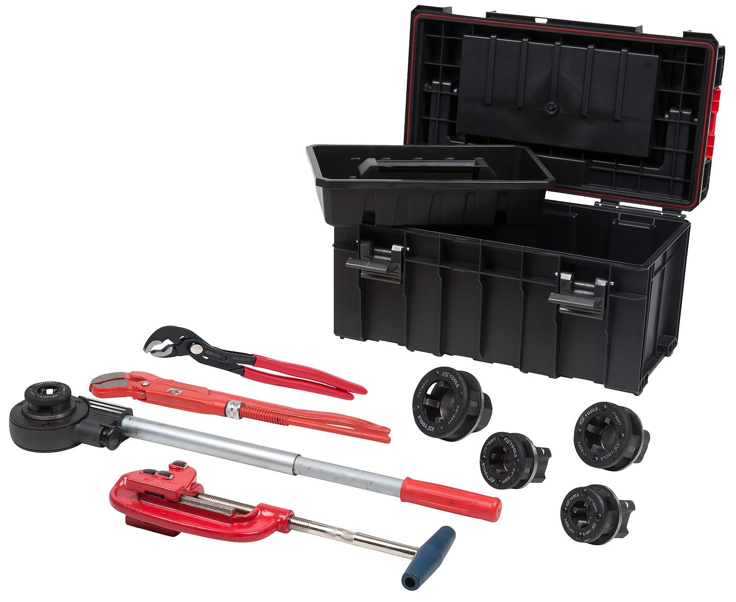 KS Tools 987.0600 Juego de herramientas de fontanería, 8 pzs