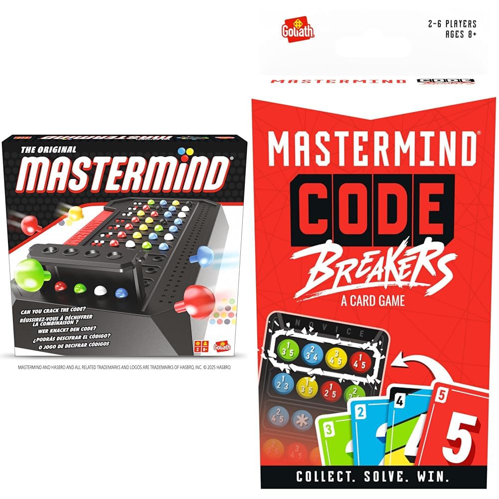 GOLIATH Bundle of Mastermind - Mastermind Classic + Mastermind Code Breakers
