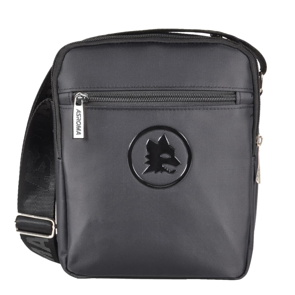 AS Roma 163611, Tracolla Unisex-Adulto, Nero163611