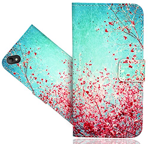 FoneExpert Wiko Sunny 2 Plus (5.0') Coque, Etui Housse Coque en Cuir Portefeuille Wallet Case Cover pour Wiko Sunny 2 Plus (5.0')