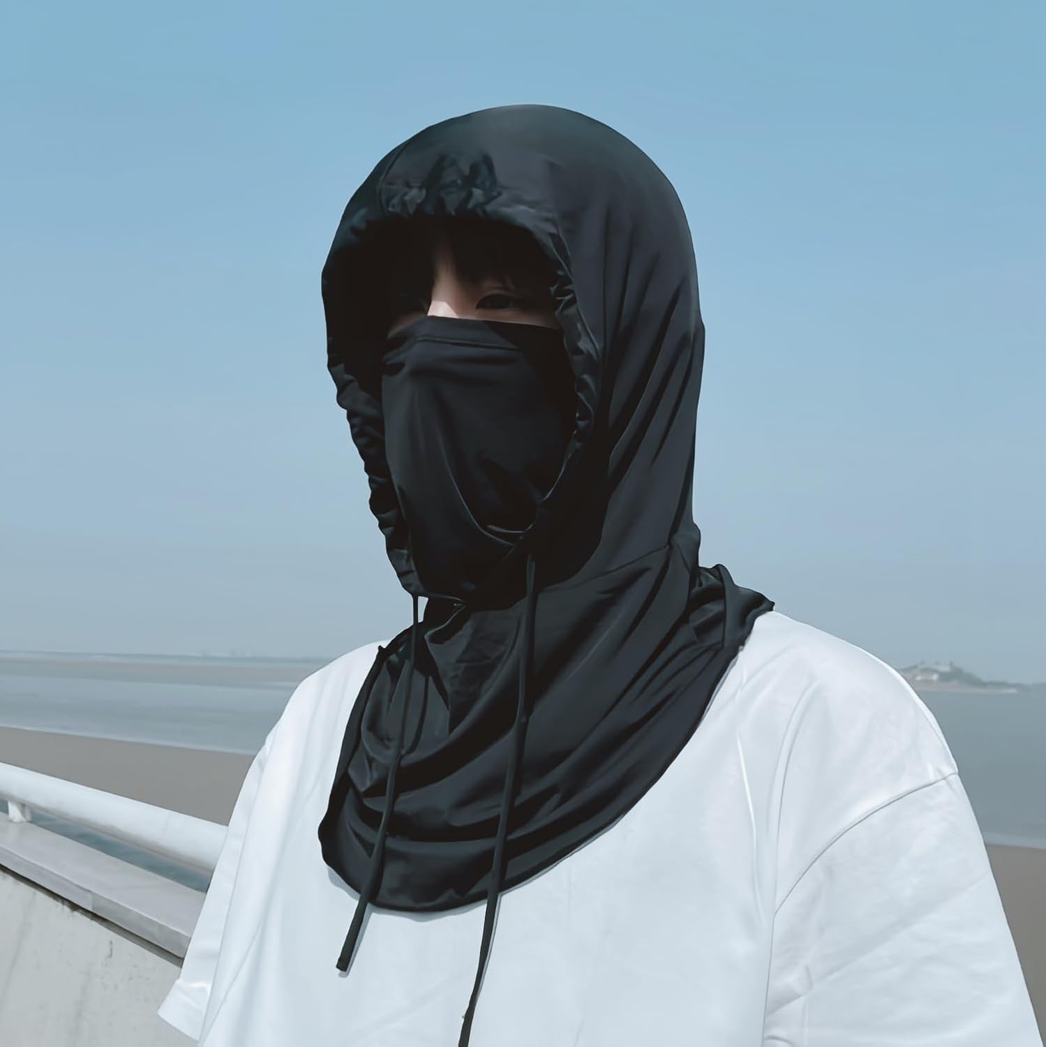 Balaclava Sun UV Protection Hood Breathable Full Head Mask Face Cover for Men Women Fishing Cycling,2 Pack - Image 3