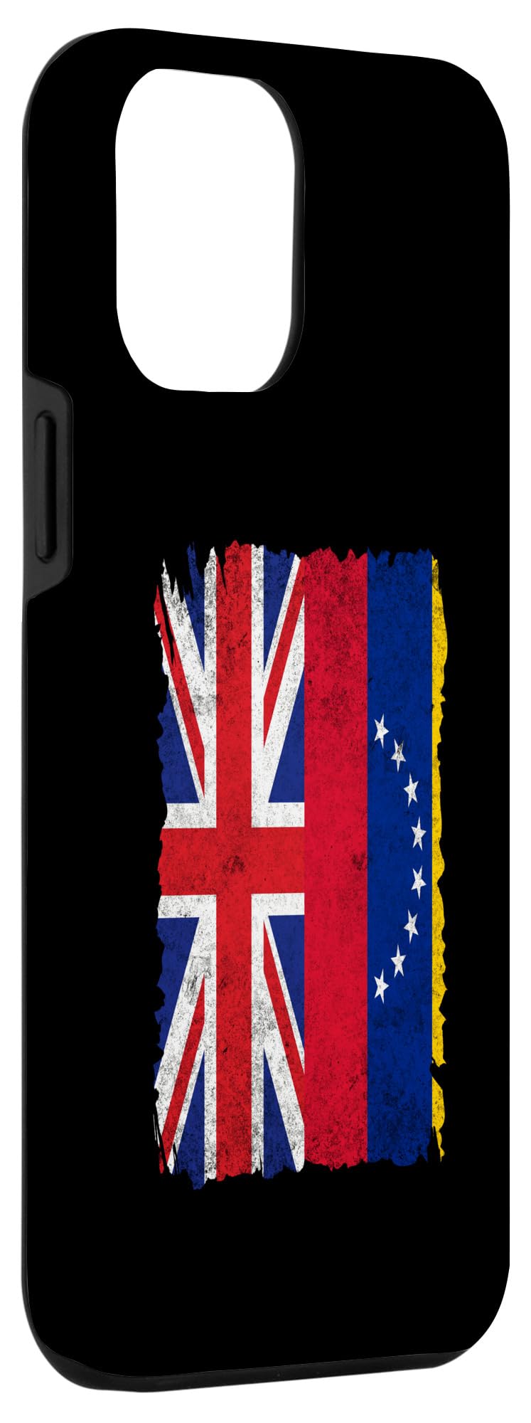 Half Britain And Venezuelan British UK Venezuela Flag Roots Case for iPhone 14 Plus - Image 3