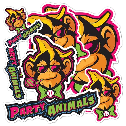 Desert Cactus Party Animals Vinyl Sticker Decal