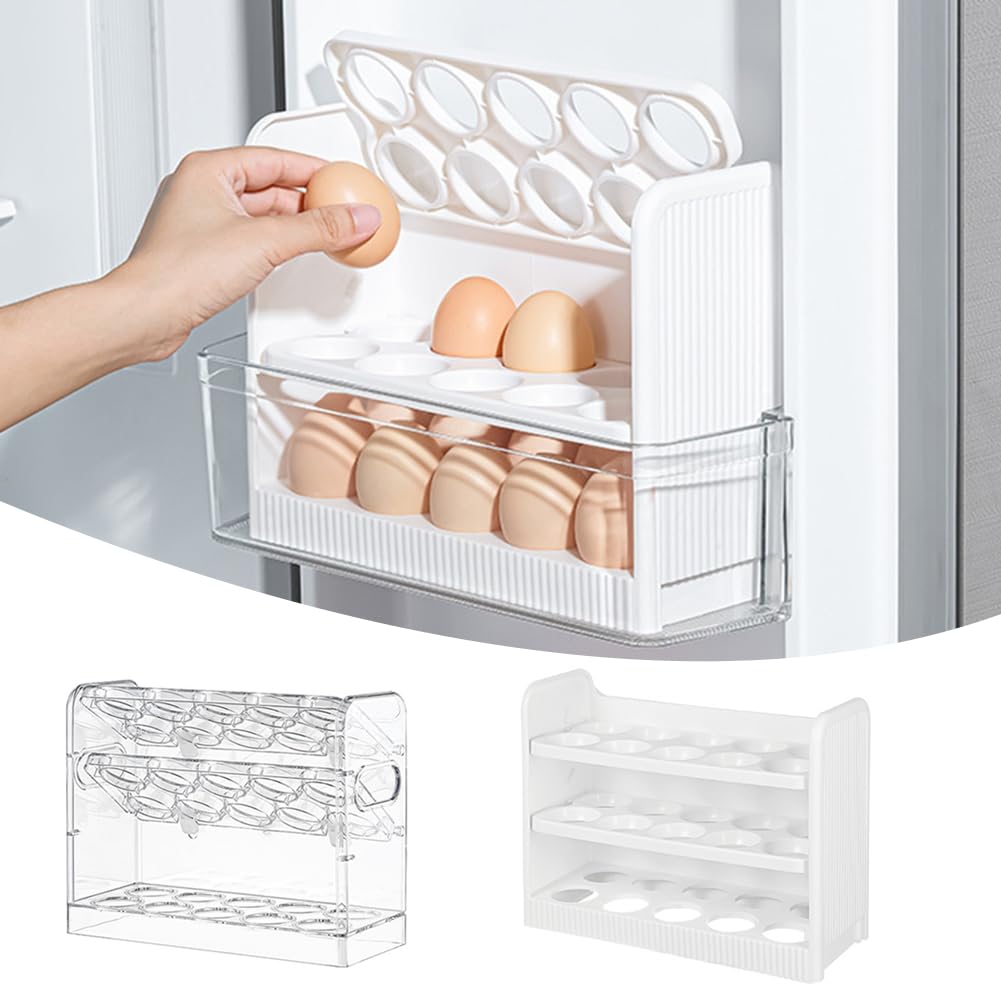 Organizzatore Per Uova Da Frigorifero Trasparente On