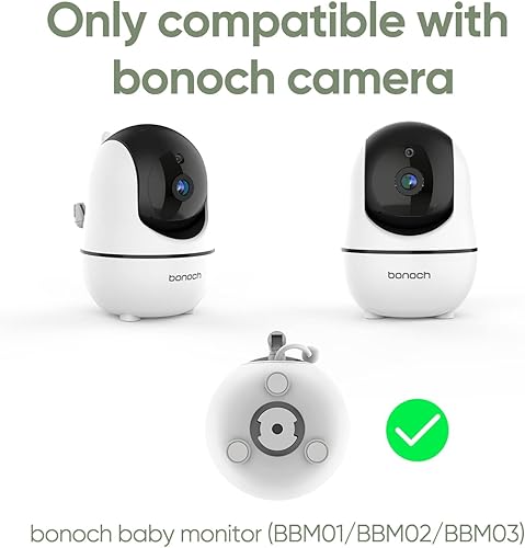 Miniatura 4 de bonoch Soporte de monitor de bebé para BBM01BBM02BBM0314 soporte de pared para cuna flexible giro versátil sin daños en la pared, soporte de cámara