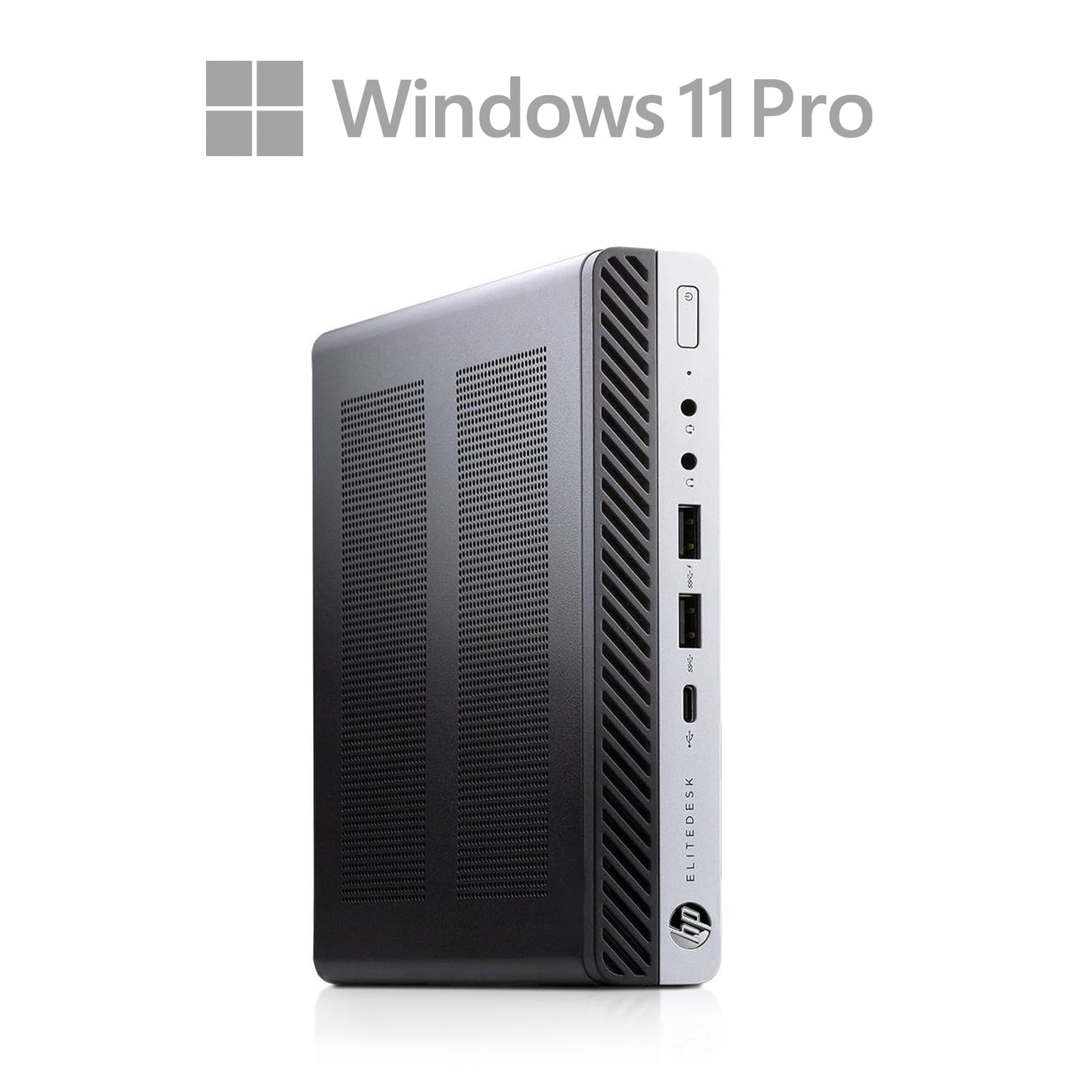 HP Elitedesk 800 G3 Mini PC Desktop with 24