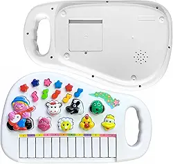 Piano Teclado Infantil Musical Educativo Som De Animais Sons Fazenda Sitio