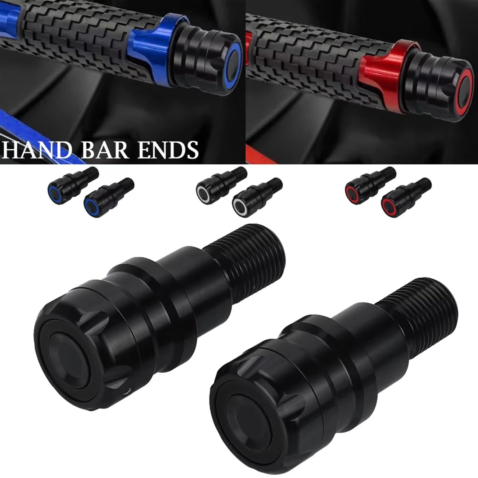 Contrapesos Manillar Moto Puños y Tapas de Manillar Motocicletas para FZ1 FZ6 FZS1000 FZS1000FAZER FZ6FAZER FZ1FAZER 2006-2016 2015 2014(E)