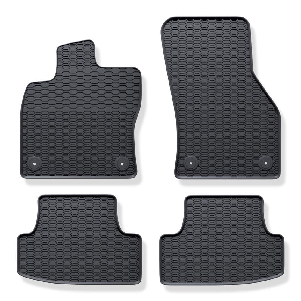 Mossa Tappetini gomma adatti per VW T-Roc I SUV (2017-2025) 4 pz. nero