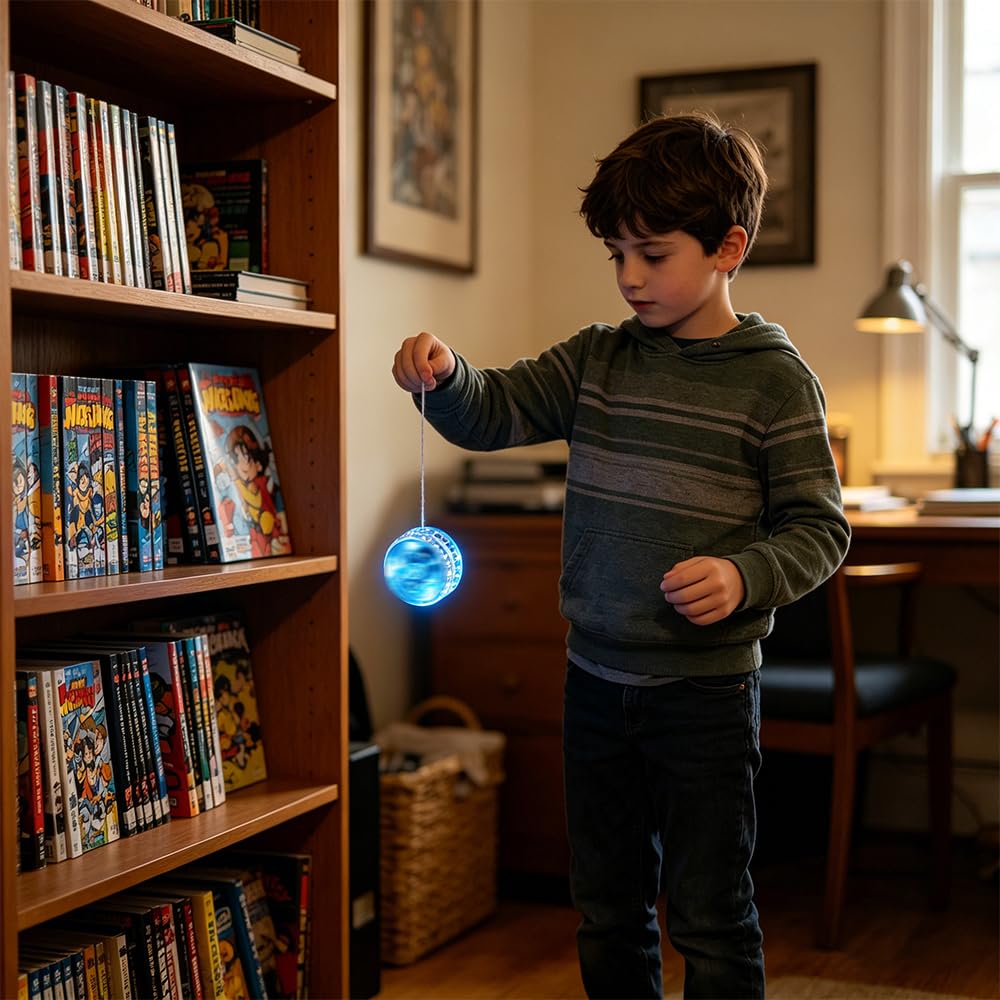 18 Piezas Yoyo, Divertido Yoyo Niños, Luminoso Regalos Cumpleaños Niños Colegio LED Fiestas Infantiles y Principiantes