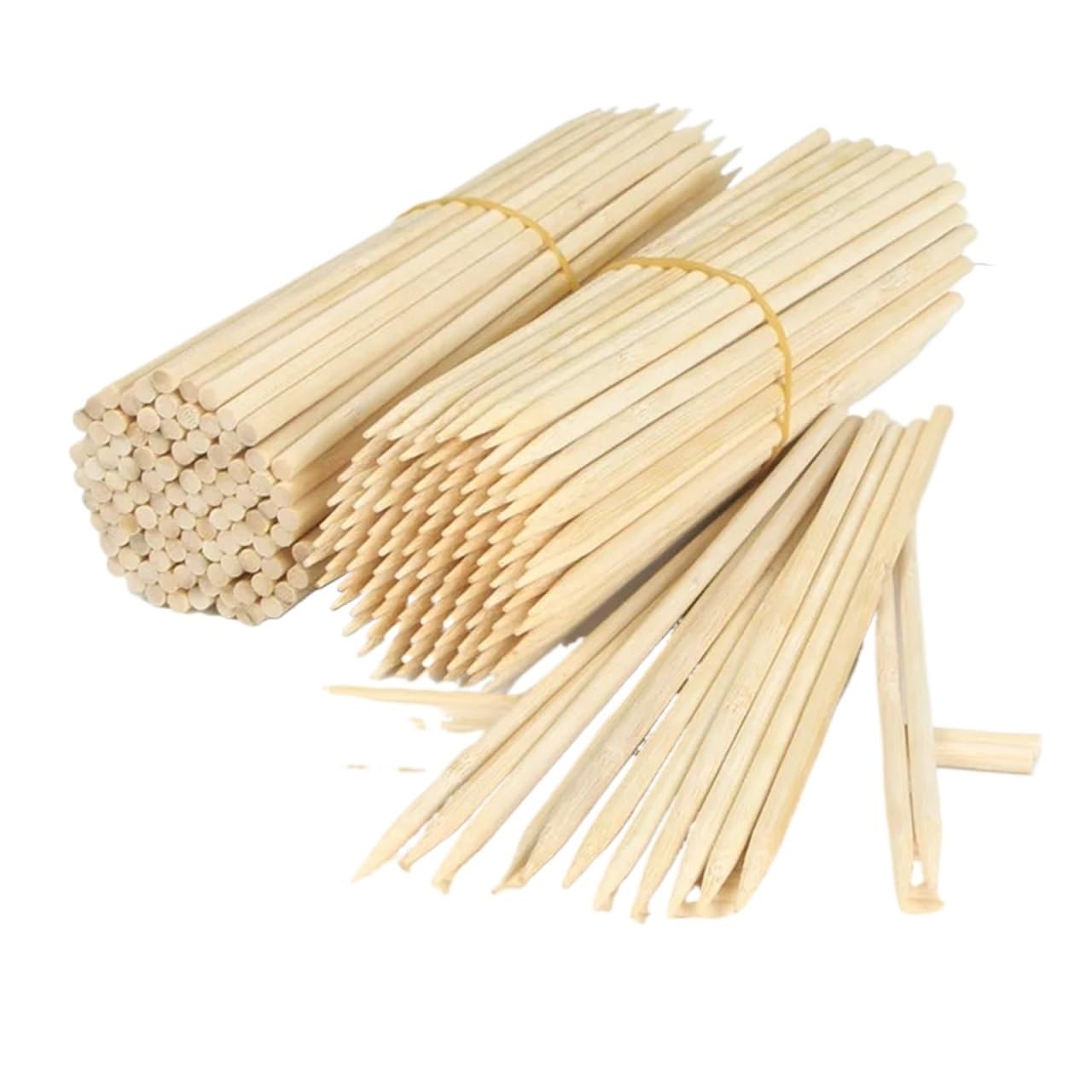 Brochettes de barbecue en bois de bambou jetables 40cm pour grand gril de restaurant