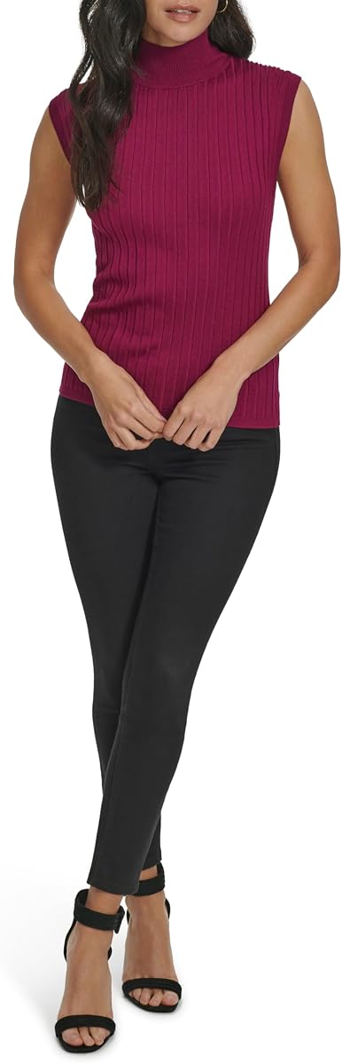 Calvin Klein Women's Sleeveless Ribbed Sweater