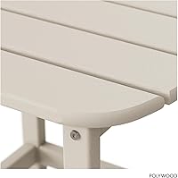 Vista 6 de POLYWOOD SBT18SA South Beach - Mesa auxiliar para exteriores de 18 pulgadas, color arena