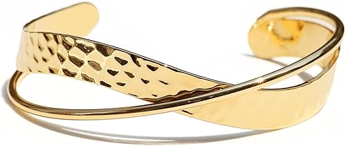 Miniatura 7 de OZEL - Pulseras de oro para mujer - Chapadas en oro real de 18 quilates - Lindas pulseras de cristal colorido para ella verdetransparentenegroópalo