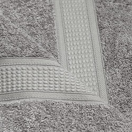 Ariv Towels - Premium Bamboo Cotton Bath Towels - Natural, Ultra Absorbent And Eco-Friendly 30" X 52" (Platinum) #TOP5